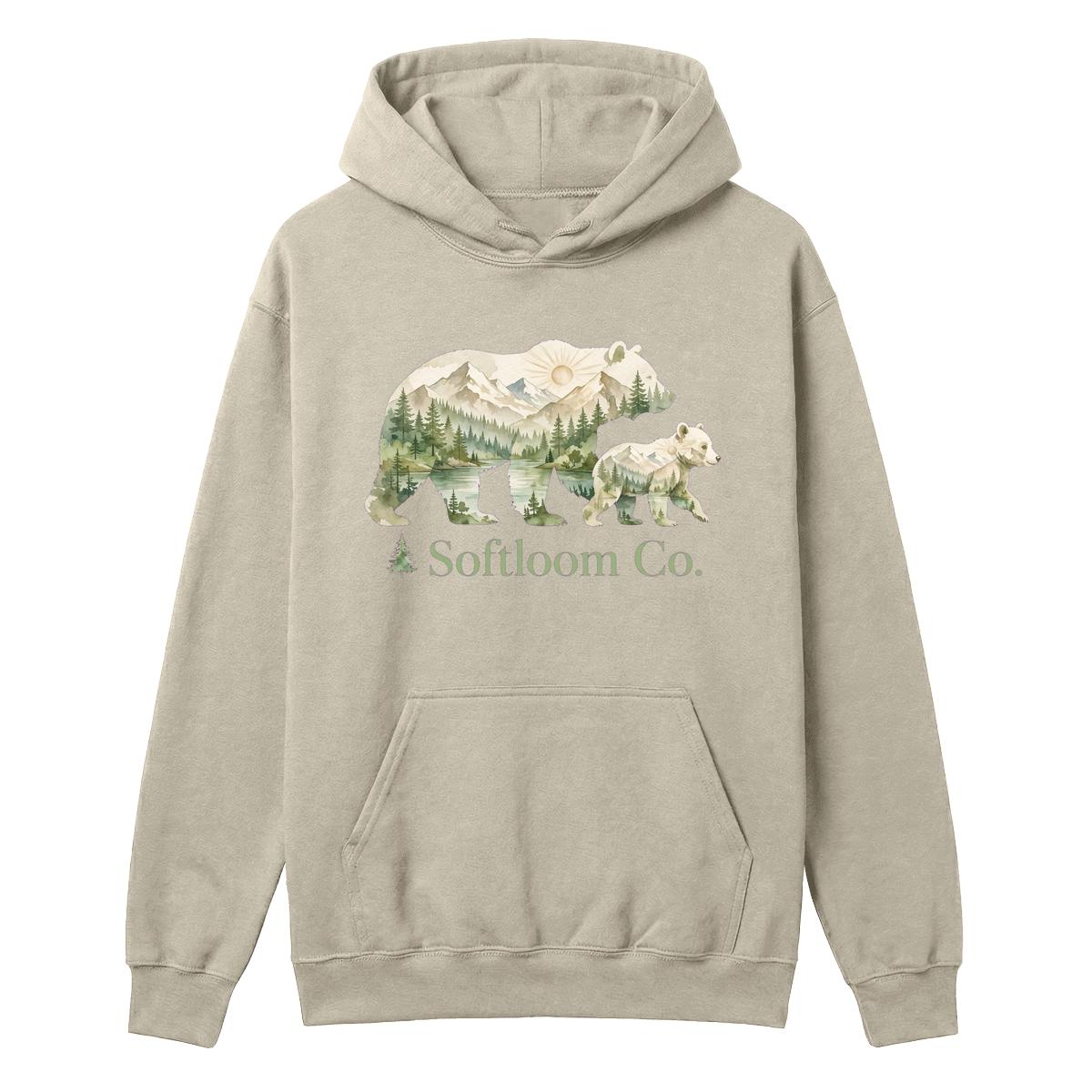 Photo produit - Hoodie maman/bébé ours softloo