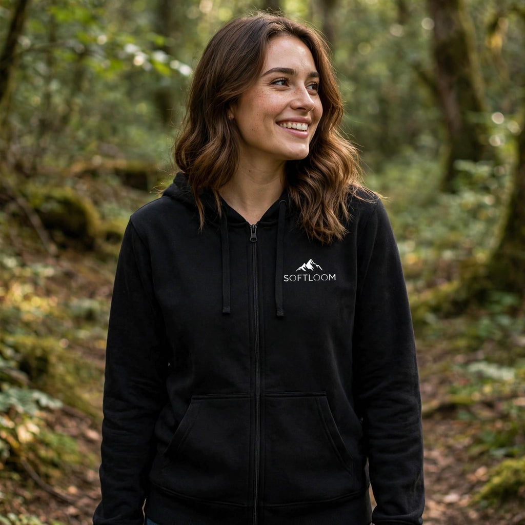 Hoodie zippé Softloom – Femme