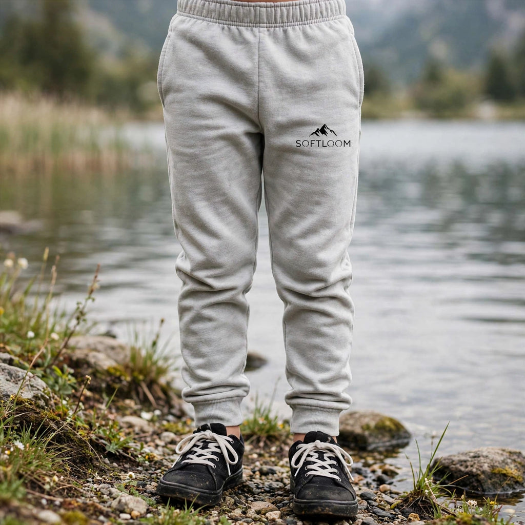 Pantalon jogging Softloom – Enfant (tons clairs)