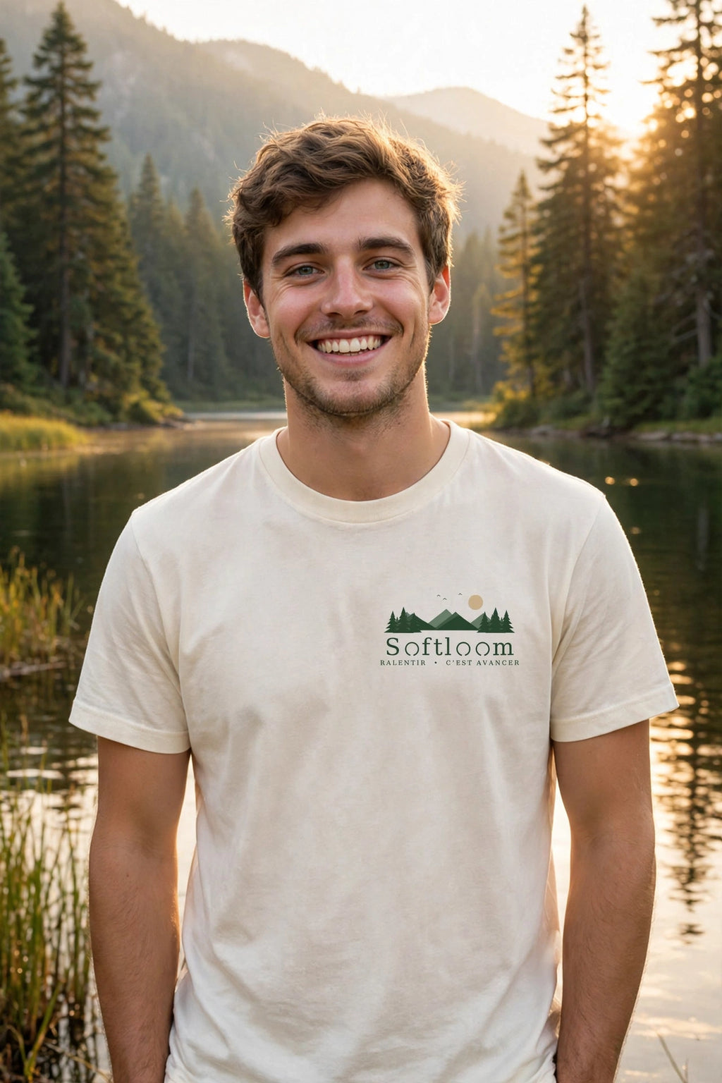 T-shirt Softloom – Logo forêt