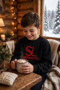 Sweatshirt pour enfant logo SL rouge