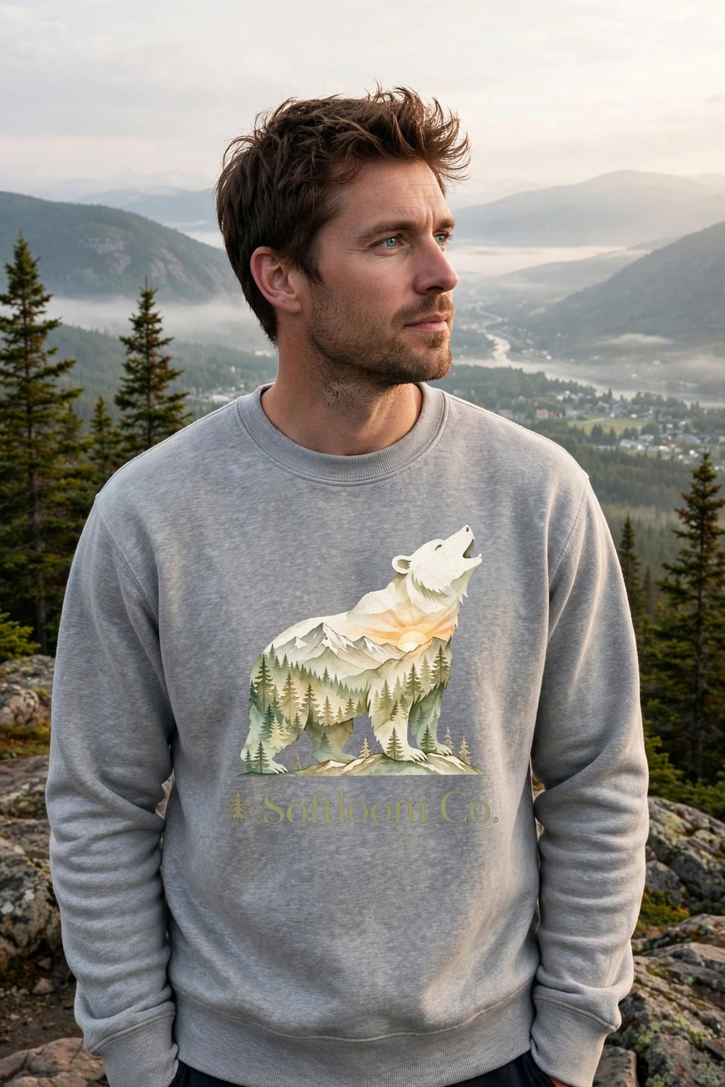 Crewneck Softloom Co. - Ours des Montagnes