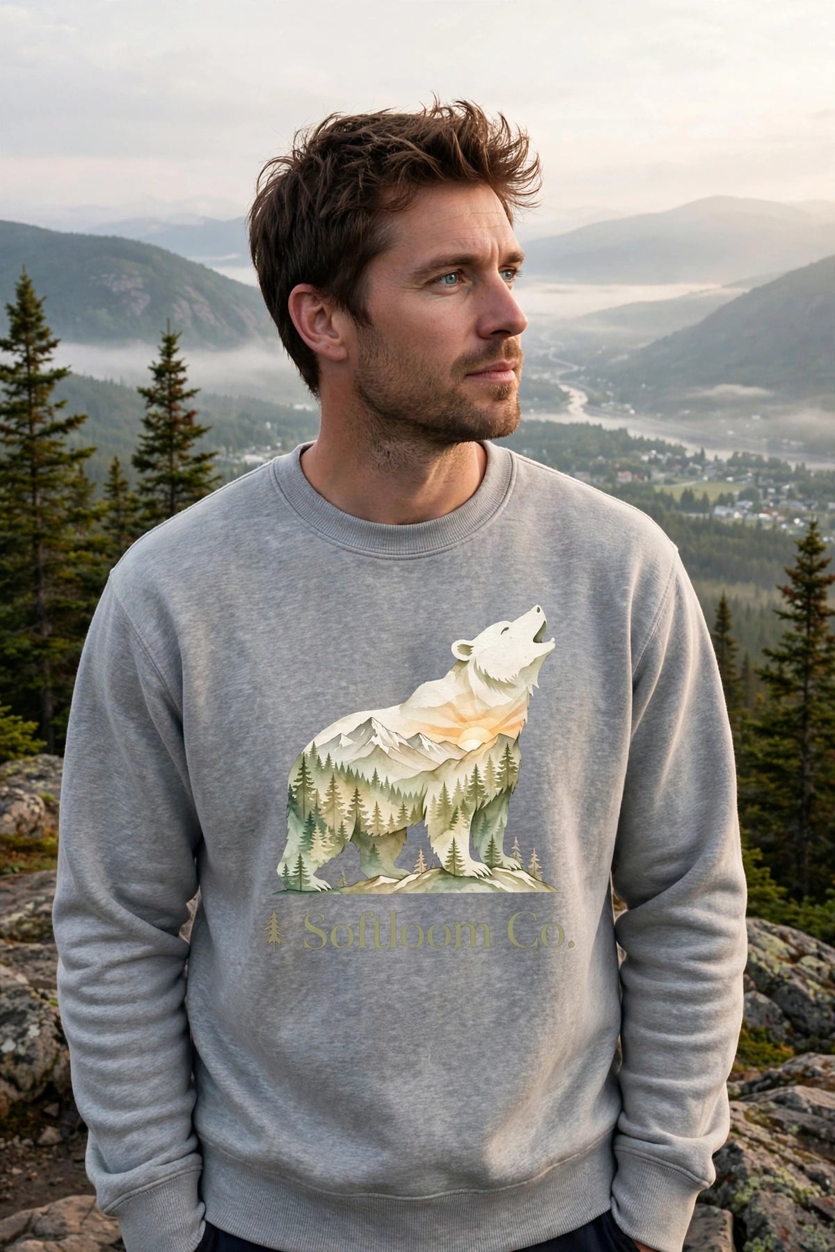 Crewneck Softloom Co. - Ours des Montagnes